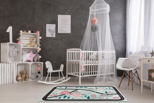 Dywan dla dzieci KIDS 4047 Drogi Uliczki do pokoju