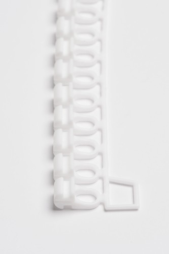 Ślizgi do szyny karniszowej białe