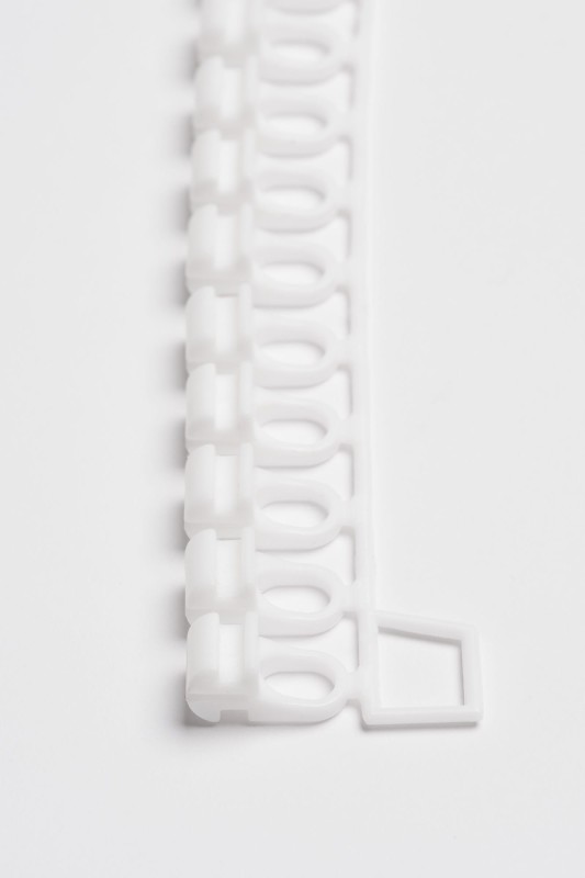 Ślizgi do szyny karniszowej białe