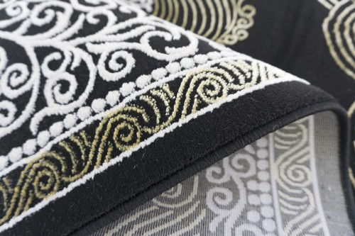 Dywan tradycyjny Elite 3935 czarno-złoty - spód