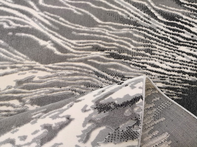 Dywan nowoczesny abstrakcja Elite 8752 szary - runo