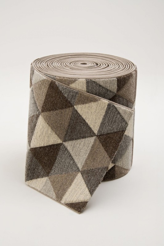 Chodnik Rumba Trójkąty 6067 SZARO-BEŻOWY _dywanywitek_pl_3