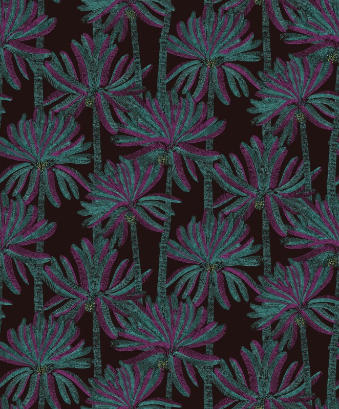 Tapeta w palmy Khroma Havana HAV602 Palmary Viridian