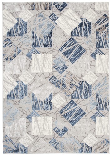 Dywan E464A LIGHT GRAY/DARK BLUE ASTHANE _dywanywitek_pl_