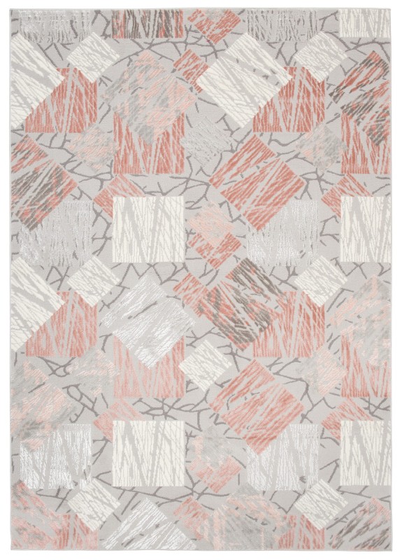 Dywan E464A LIGHT GRAY/DARK PINK ASTHANE _dywanywitek_pl_