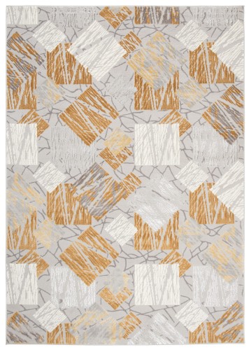 Dywan E464A LIGHT GRAY/DARK YELLOW ASTHANE _dywanywitek_pl_
