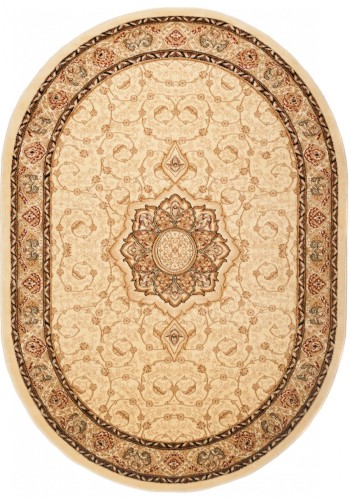 Owalny dywan Yesemek 5071a cream