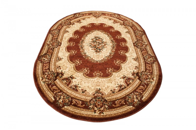Dywan klasyczny owalny Yesemek 5889A brown ov
