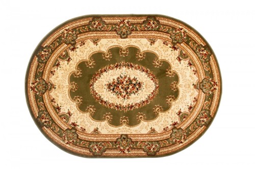 Dywan zielony Yesemek 5889A lemon green owalny