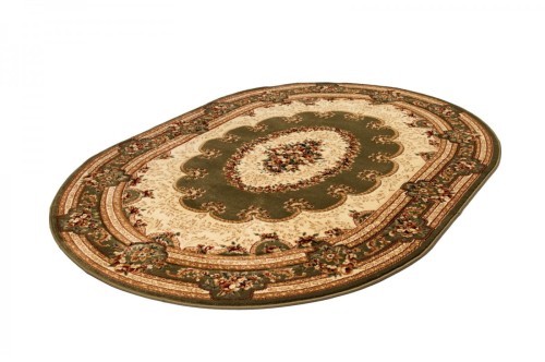 Dywan tradycyjny zielony Yesemek 5889A lemon green owal