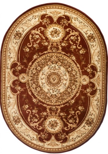 Dywan owalny Yesemek 6548a brown