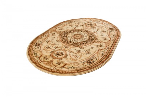 Dywan owalny wzór tradycyjny Yesemek 6548A cream