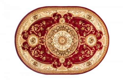 Czerwony dywan klasyczny Yesemek 6548A red owal
