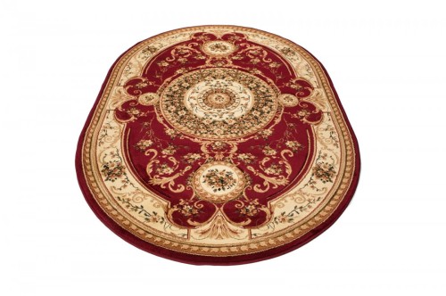 Dywan klasyczny czerwony Yesemek 6548A red owalny