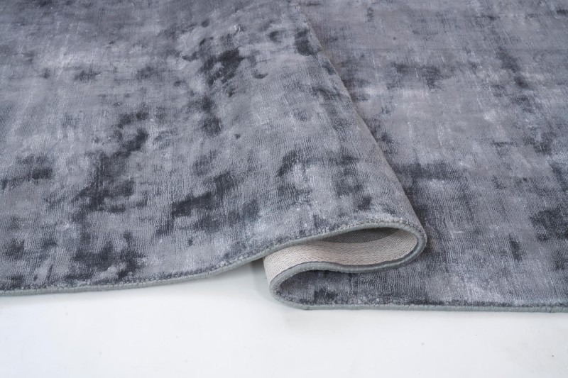 Dywan nowoczesny Carpet Decor Handmade Plain szary - bok