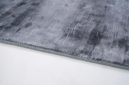 Dywan nowoczesny Carpet Decor Handmade Plain szary - brzeg