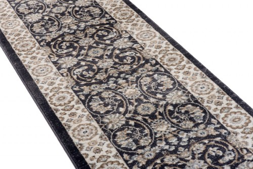 Chodnik tradycyjny Colorado CHU K473B antracytowy - rzut z boku