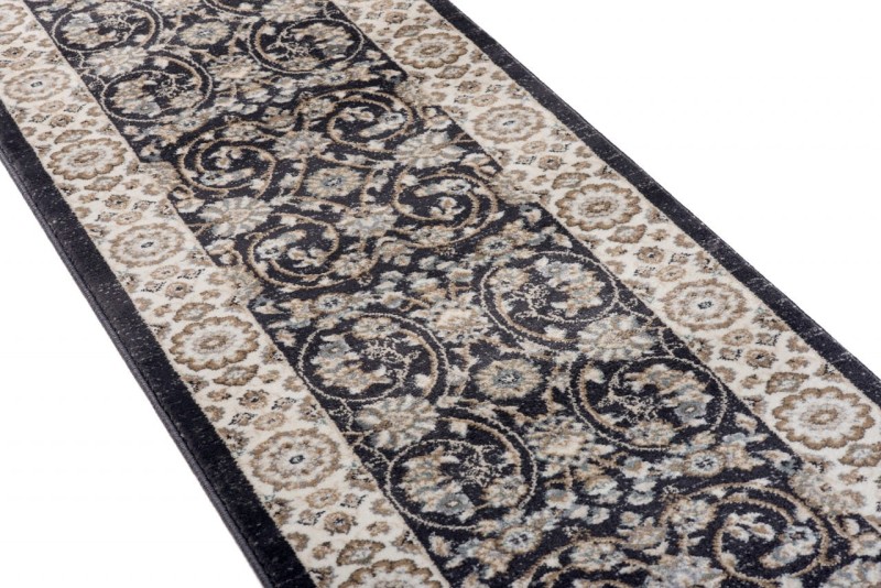 Chodnik tradycyjny Colorado CHU K473B antracytowy - rzut z boku