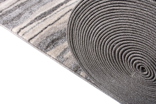 Chodnik nowoczesny Sari B1X K186A szary - bok