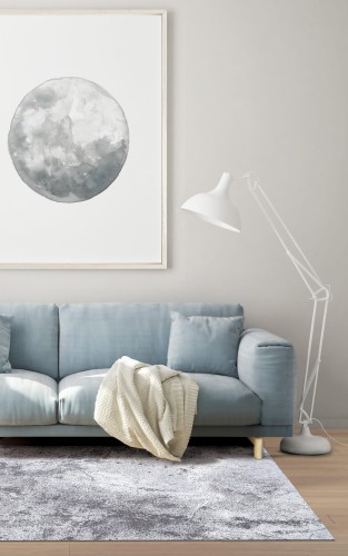 Dywan nowoczesny abstrakcja Carpet Decor Magic Home Moon light szary do pokoju