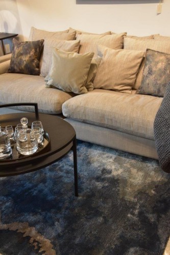 Dywan nowoczesny Carpet Decor Handmade Escape blue do salonu