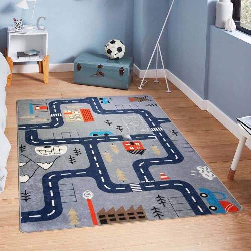 Dywan dla dzieci KIDS 4039 Uliczki Drogi _dywanywitek_pl_6