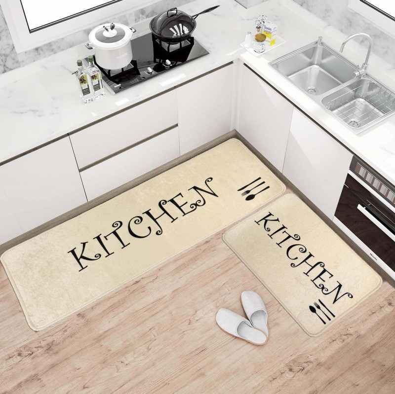 Dywan kuchenny kitchen collection ecoser kremowy sztućce S1033 _dywanywitek_pl_2