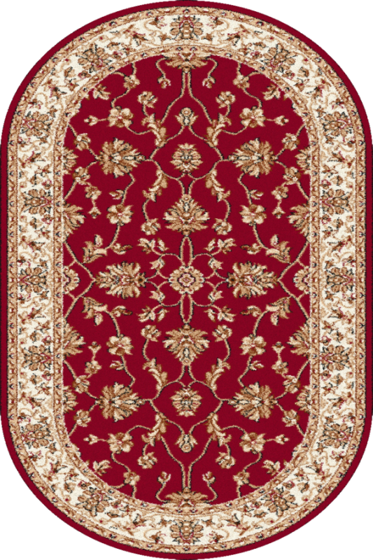 Dywan owalny syntetyczny FD Standard BEGONIA bordo_dywanywitek_pl_