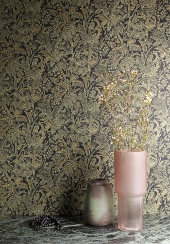 Pudrowy wazon na tle tapety Khroma Summer SUM505