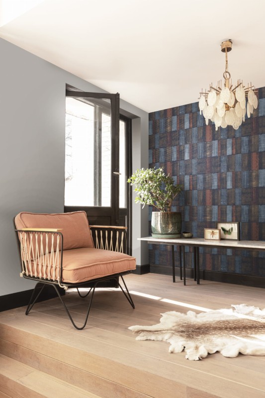 Sypialnia z tapetą Khroma Summer SUM304