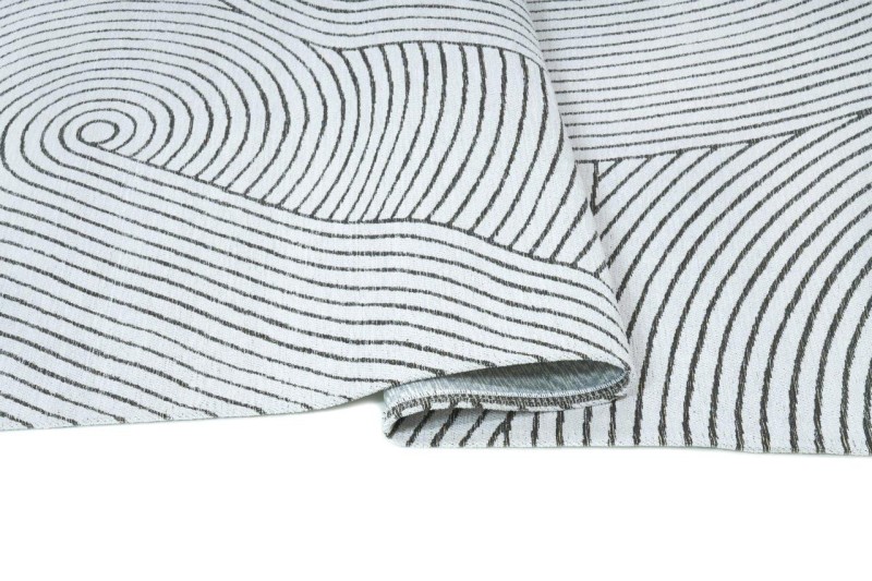 Dywan w linie Carpet Decor Magic Home Sonno biały - spód