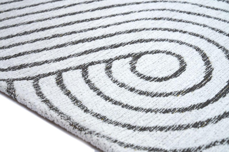 Dywan geometryczny Carpet Decor Magic Home Sonno biały - brzeg