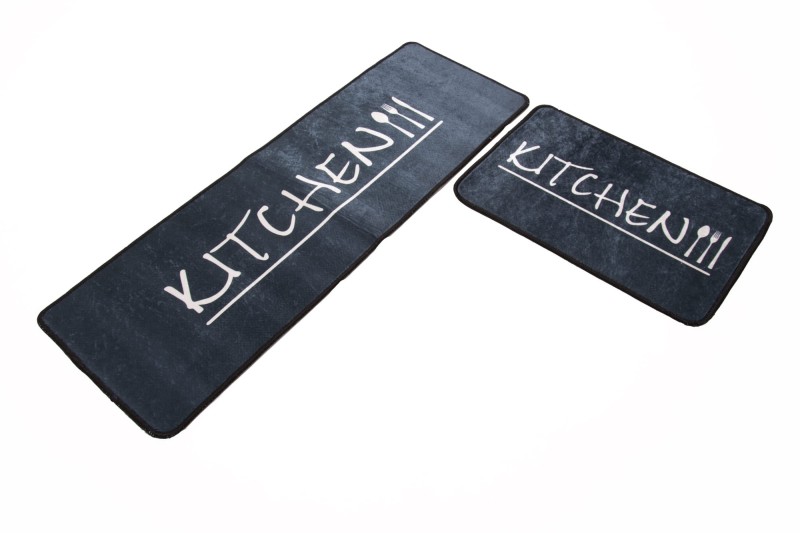 Dywan kuchenny kitchen collection ecoser czarnogranatowy sztućce S1032 _dywanywitek_pl_3