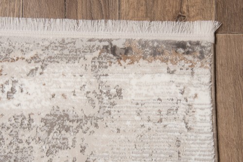 Wykończenie frędzlami dywanu Exclusive 167 brązowo-złotego