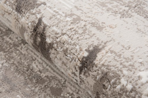 Zbliżenie runa dywanu wzór abstrakcyjny Exclusive 167 brązowo-złotego