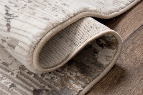 Bok dywanu nowoczesnego Exclusive 193 beżowo-złotego