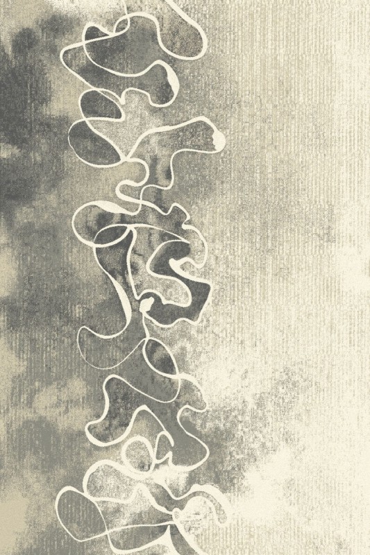 Dywan Agnella Isfahan ASZRA SIWY wełniany _dywanywitek_pl_