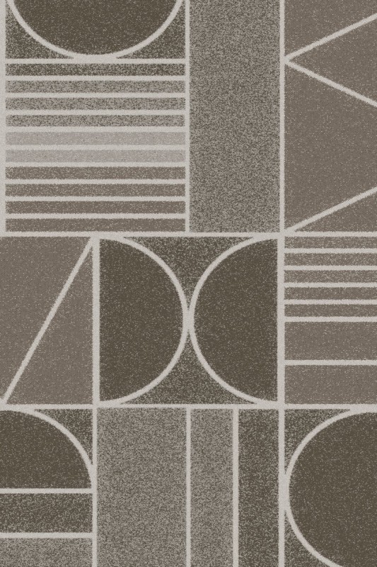 Dywan wełniany Agnella Tempo Ari brązowy