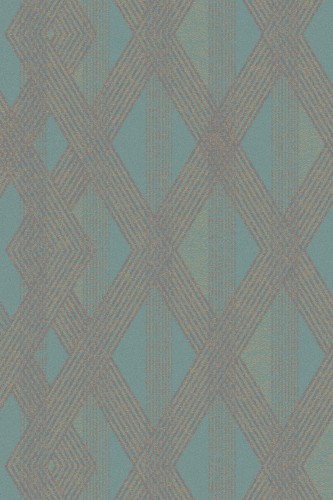 Dywan geometryczny wełniany Agnella Tempo Enfi szmaragd (binding)