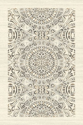 Dywan etno wełniany Agnella Tempo Natural Tula jasny szary