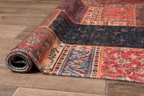 Dywan PESCARA ST021 patchwork bordo _dywanywitek_pl_6