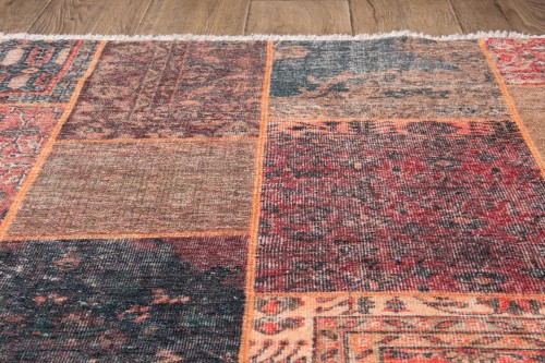 Dywan PESCARA ST021 patchwork bordo _dywanywitek_pl_9