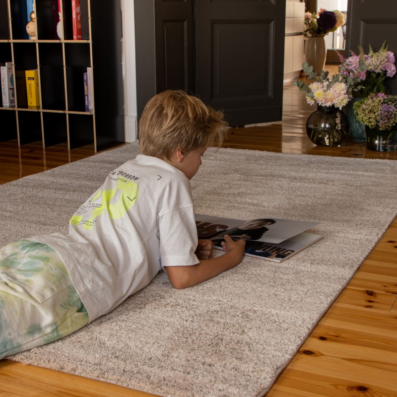 Dywan Obsession Nassau NAS772 sand w pokoju