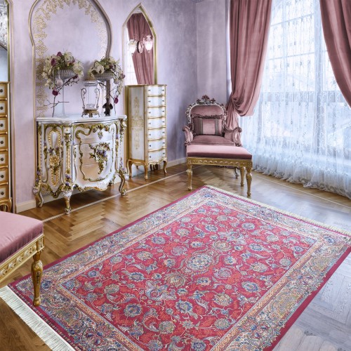 Dywan ekskluzywny QUM Silk 08 czerwony _dywanywitek_pl_2