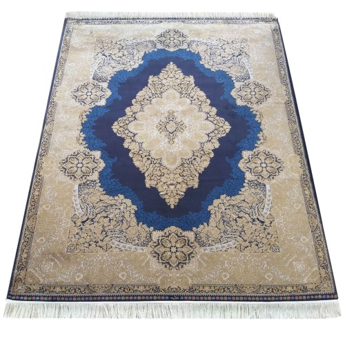 Dywan ekskluzywny QUM Silk 02 granatowy _dywanywitek_pl_3