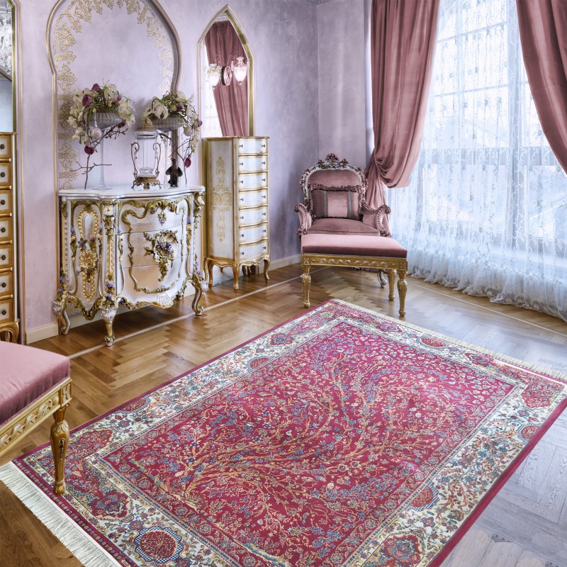 Dywan ekskluzywny QUM Silk 11 czerwony _dywanywitek_pl_2