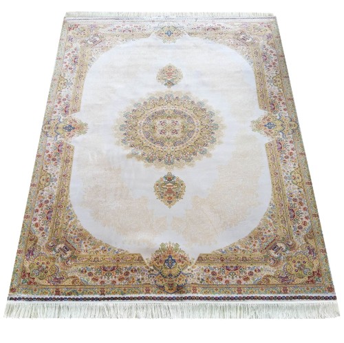 Dywan ekskluzywny QUM Silk 03 kremowy _dywanywitek_pl_3