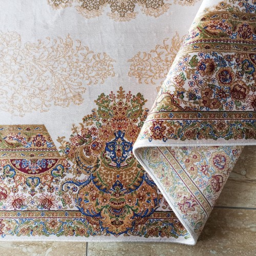 Dywan ekskluzywny QUM Silk 03 kremowy _dywanywitek_pl_5