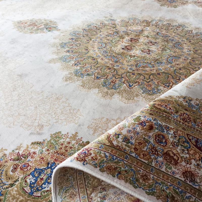 Dywan ekskluzywny QUM Silk 03 kremowy _dywanywitek_pl_7