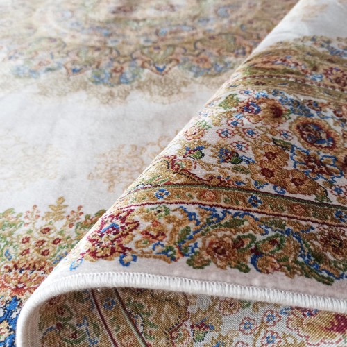 Dywan ekskluzywny QUM Silk 03 kremowy _dywanywitek_pl_9